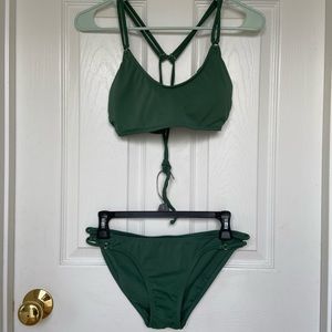 3/$15 xhilararion M/L green bikini set